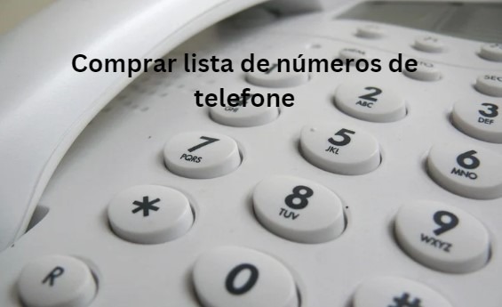 Comprar lista de números de telefone