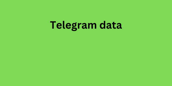 Telegram data