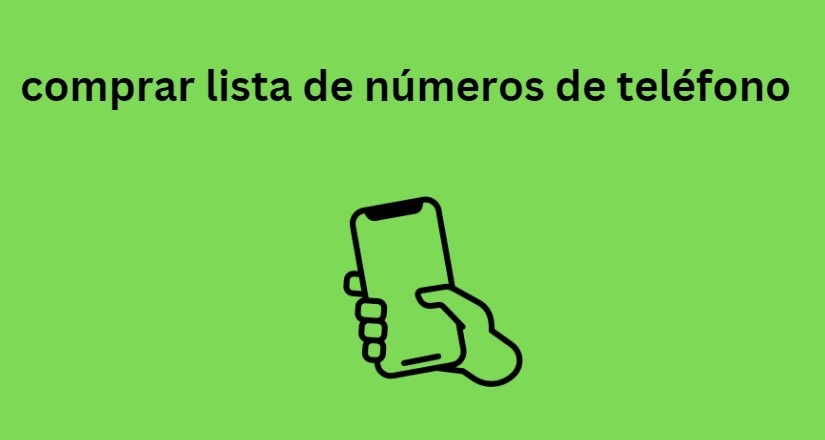 comprar lista de números de teléfono