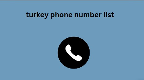 turkey phone number list