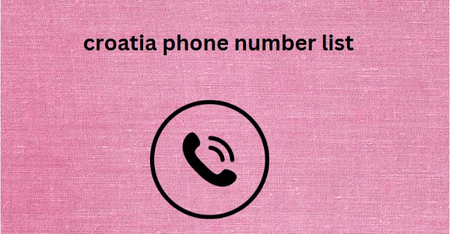 croatia phone number list