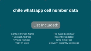 chile whatsapp cell number data​