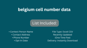 belgium cell number data