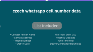 czech whatsapp cell number data​