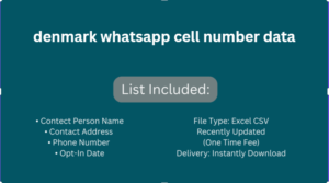 denmark whatsapp cell number data​