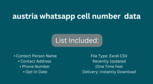 austria whatsapp cell number data