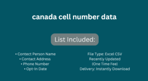 canada cell number data