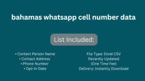 bahamas whatsapp cell number data