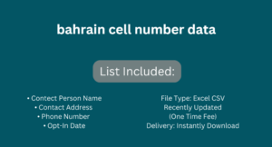 bahrain cell number data