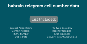 bahrain telegram cell number data