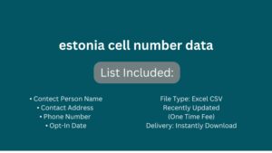 estonia cell number data