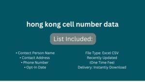 hong kong cell number data