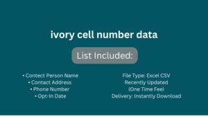 ivory cell number data