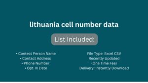 lithuania cell number data