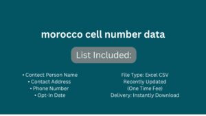 morocco cell number data