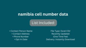 namibia cell number data